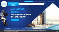 Desktop Screenshot of guyhoquet-immobilier-drancy.com