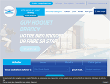 Tablet Screenshot of guyhoquet-immobilier-drancy.com